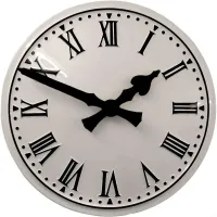 Morecambe Outdoor Clock Service white dial